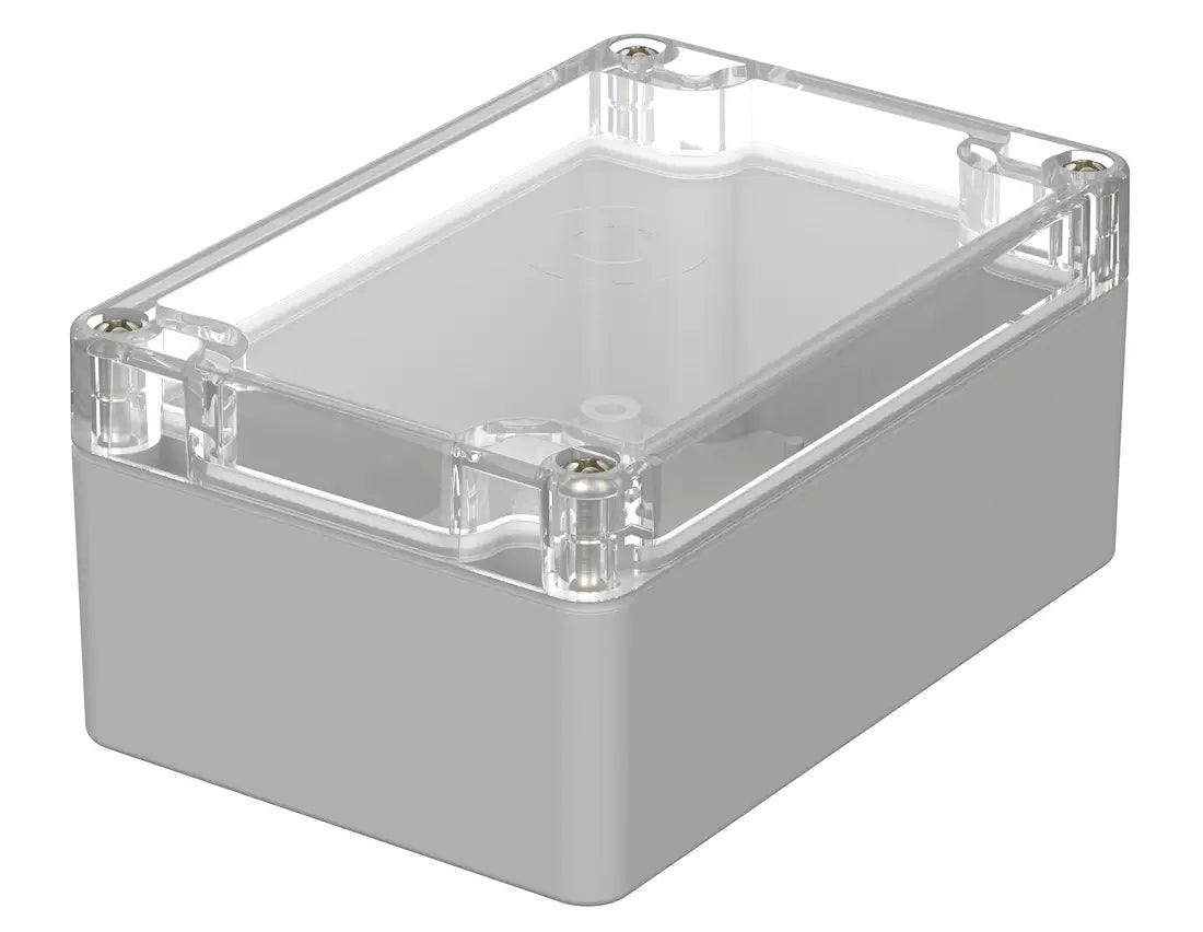 Bopla Euromas Enclosure M215G, 80×120×55 mm, klart transparent låg